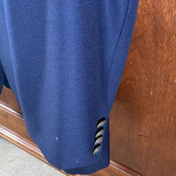 Vintage Oxxford Men's Blazer Jacket 38R 100% Wool Double Button Workwear Formal - Picture 11 of 16